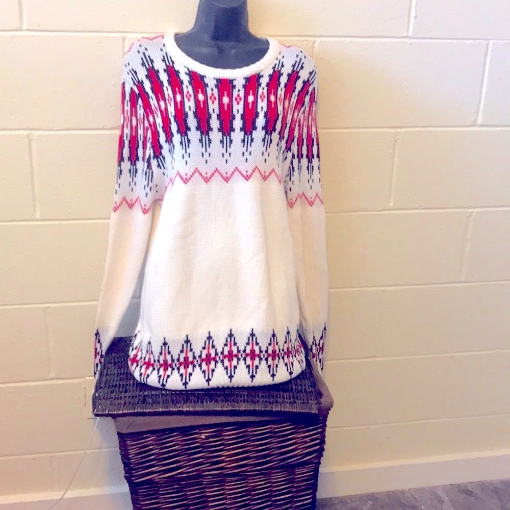Cotton On light weight fairisle  Christmas winter sweater M new
